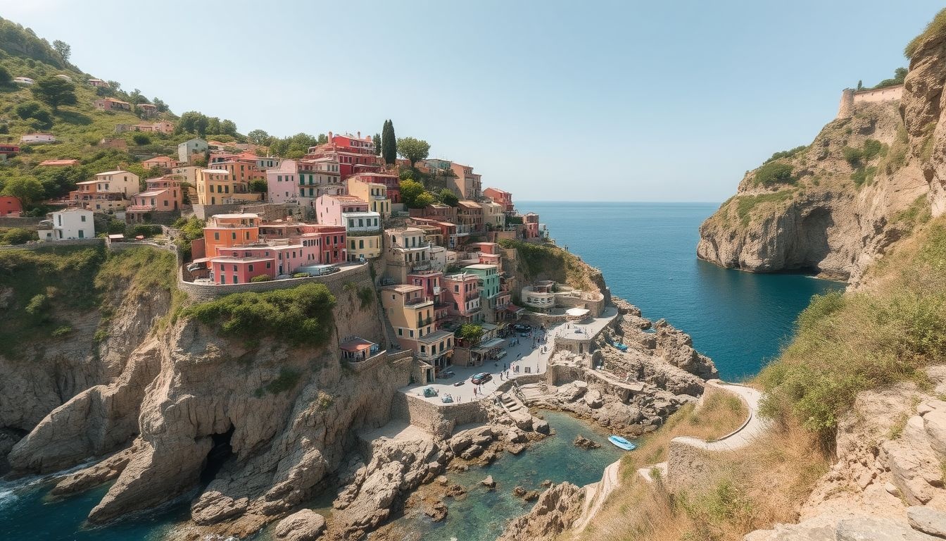 A Cinque Terre tengerparti ösvényei páratlan panorámát kínálnak.