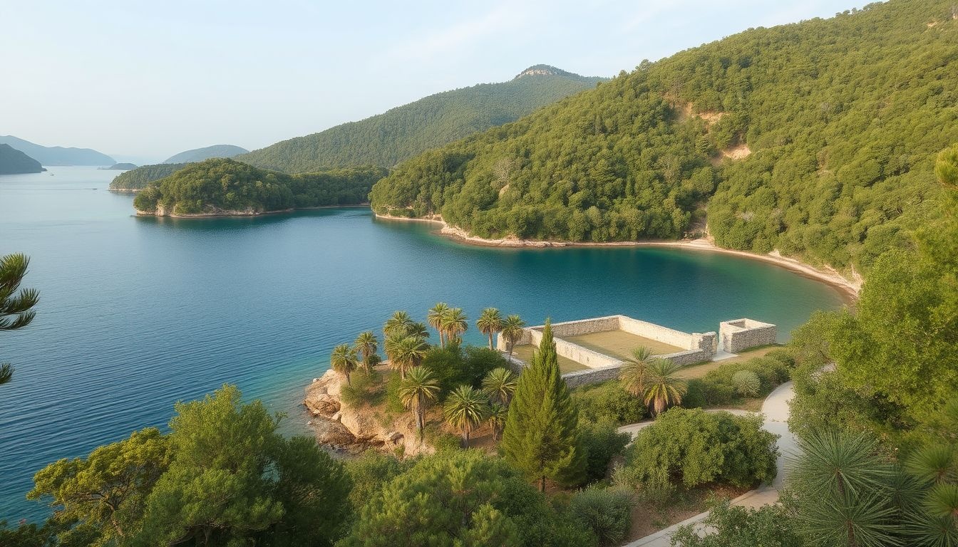 Mljet szigete legendái között Szent Miklós barlangja is rejtőzik.