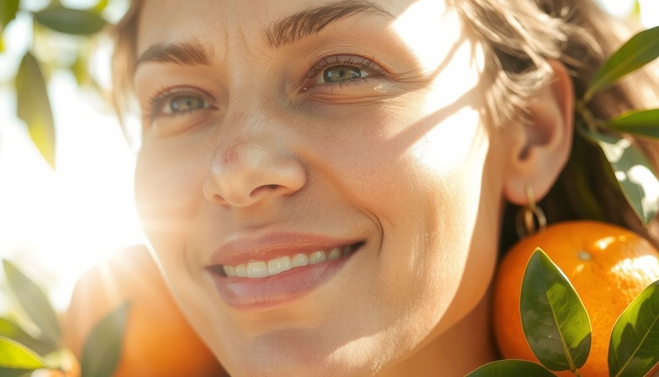 A C-vitamin segít megvédeni a bőrt az UV-sugaraktól.