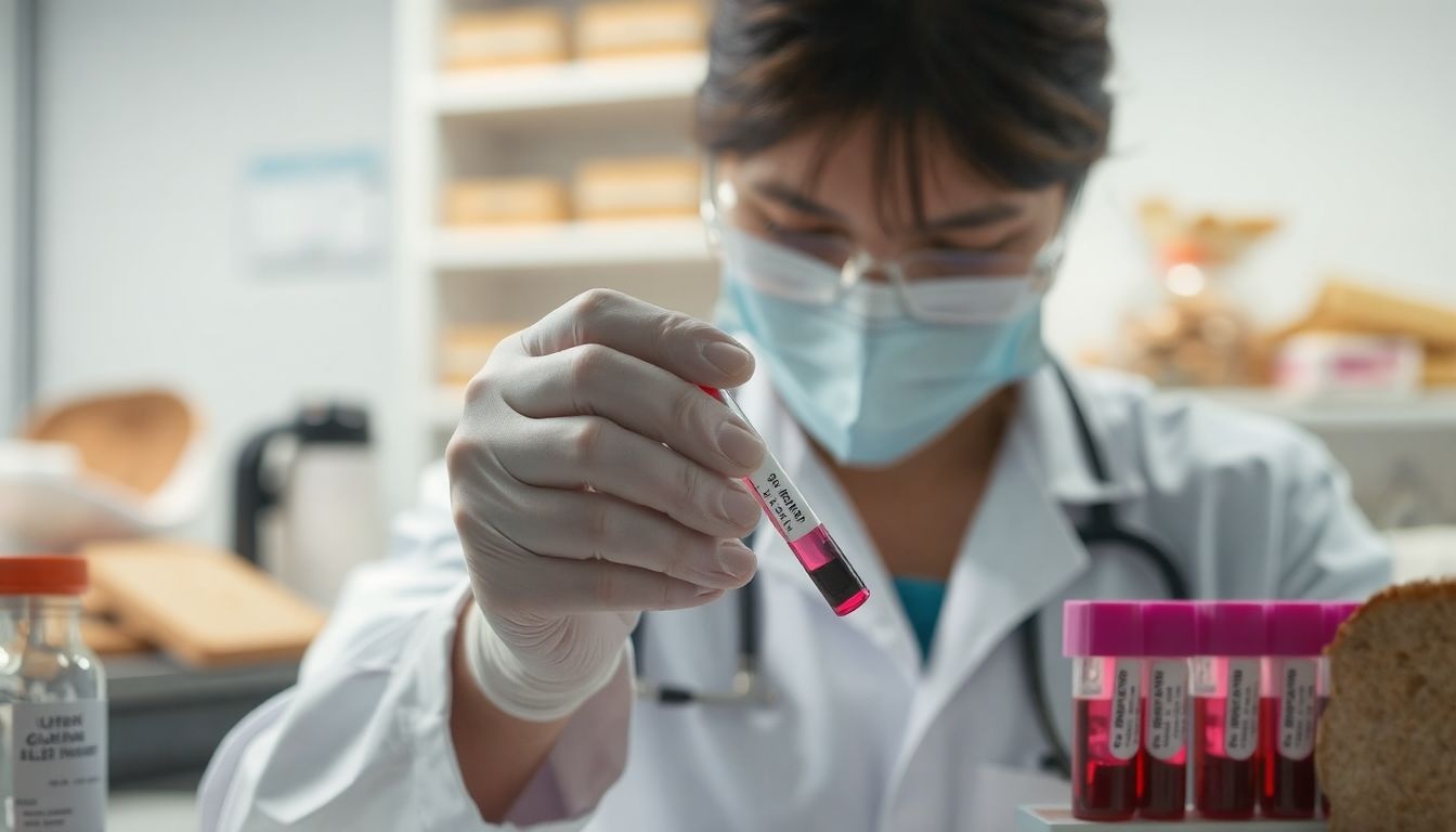 A cöliákia diagnózisa vérvizsgálattal és bélbiopsziával történik.