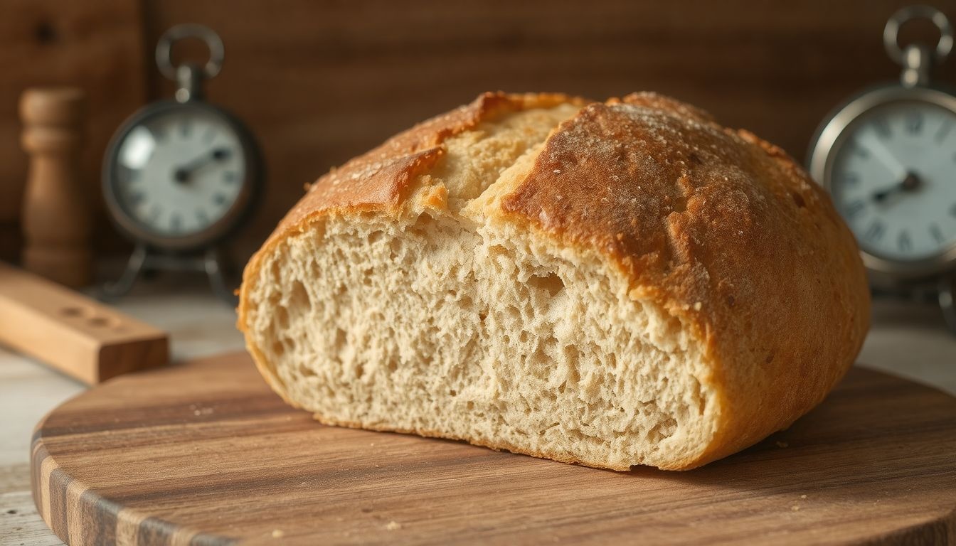 A kenyér sütése optimalizált hőmérsékleten biztosítja a tökéletes héjat.