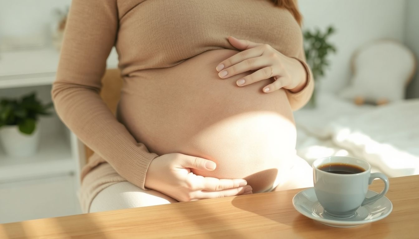 A terhesség alatt a koffein fogyasztása korlátozandó a magzat miatt.