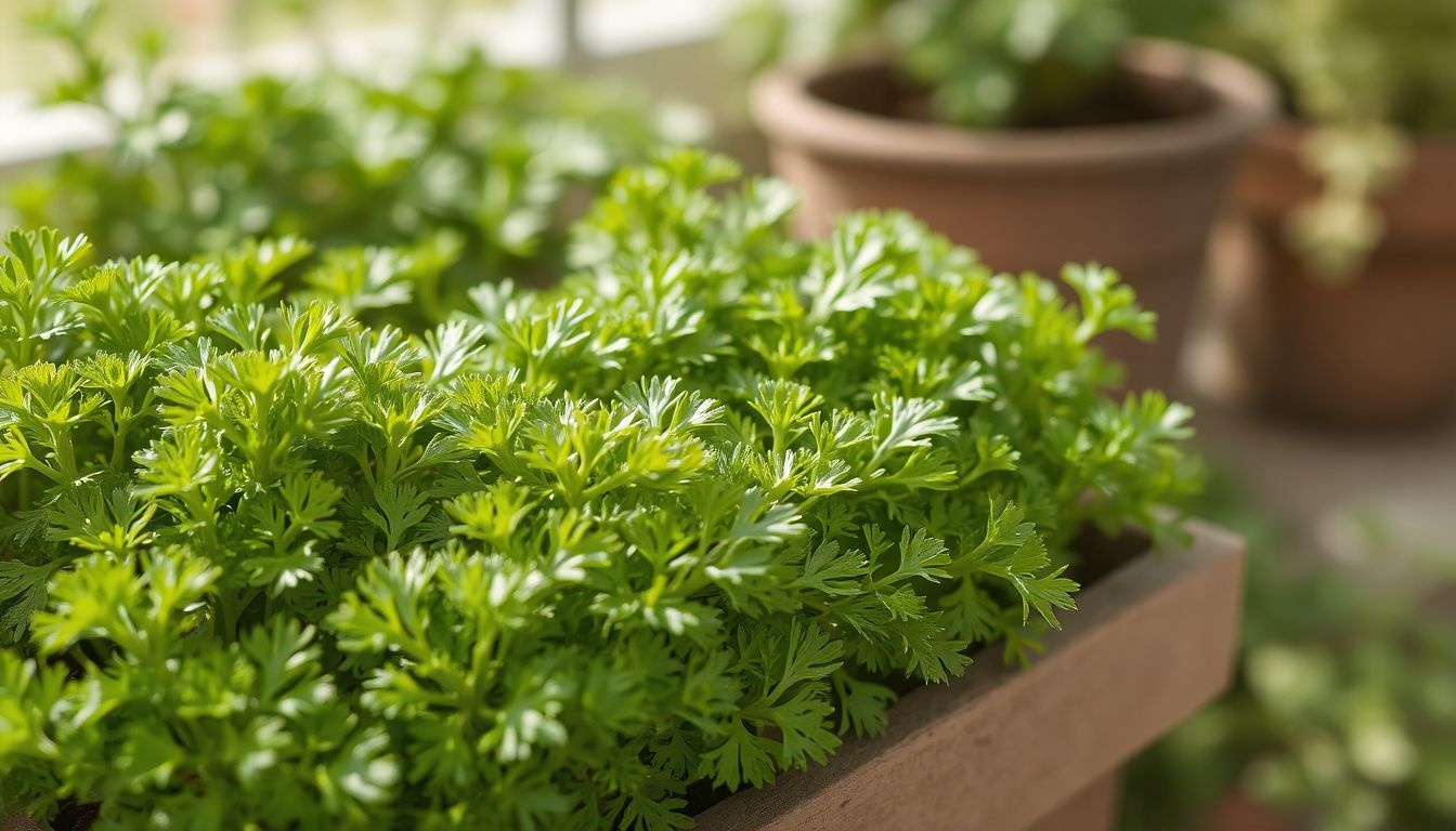 A petrezselyem gazdag C-vitaminban, erősíti az immunrendszert.