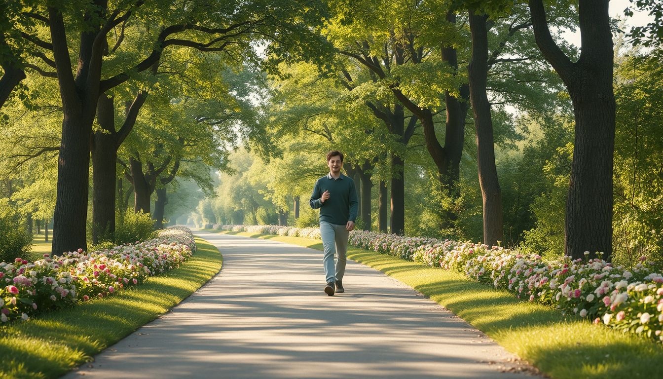 A séta természetes antidepresszánsként csökkenti a stresszt és szorongást.