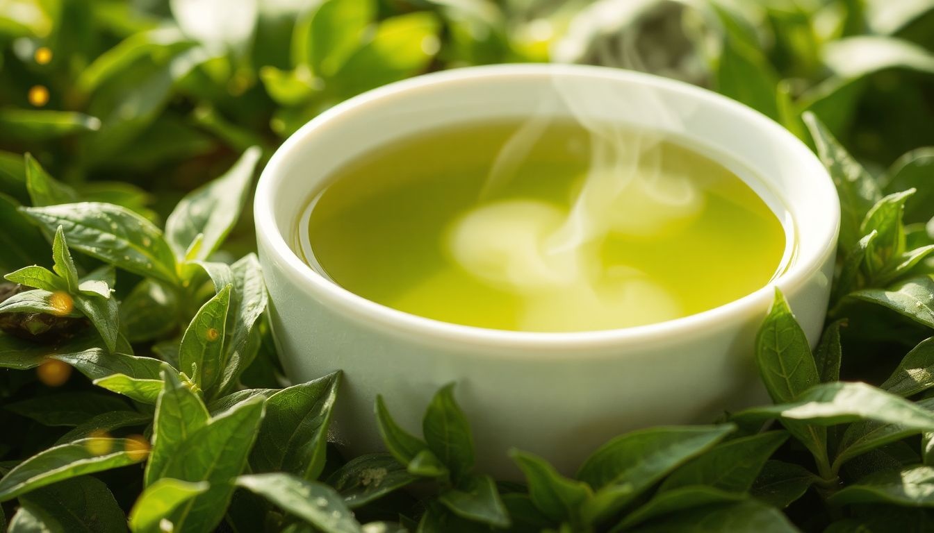 A zöld tea gazdag antioxidánsokban, amelyek semlegesítik a szabad gyököket.