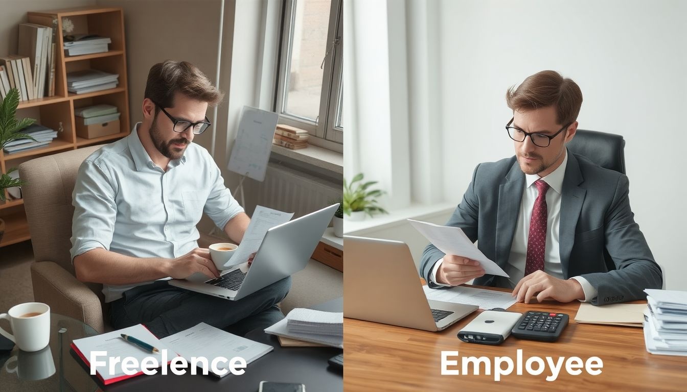 Freelancerként magasabb adóterhek, de nagyobb költségelszámolás.