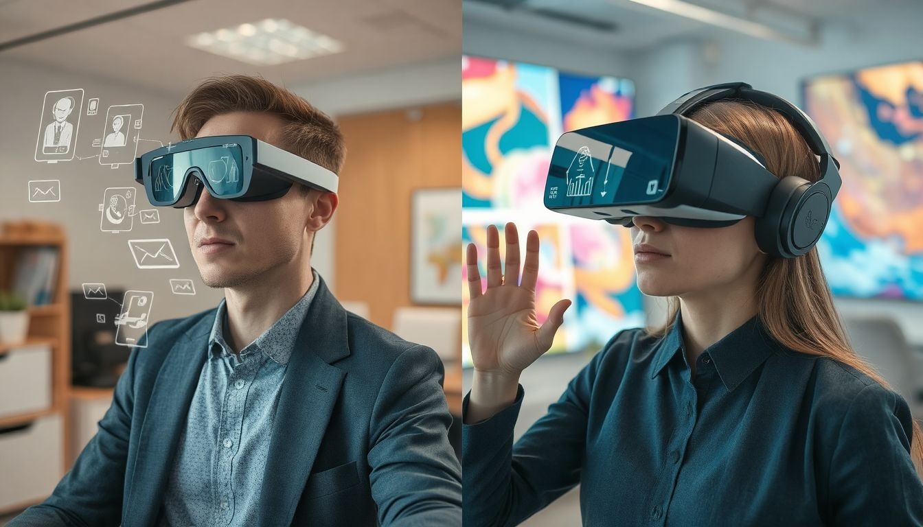 Az AR valós környezetet egészít ki, míg a VR komplett virtuális világ.