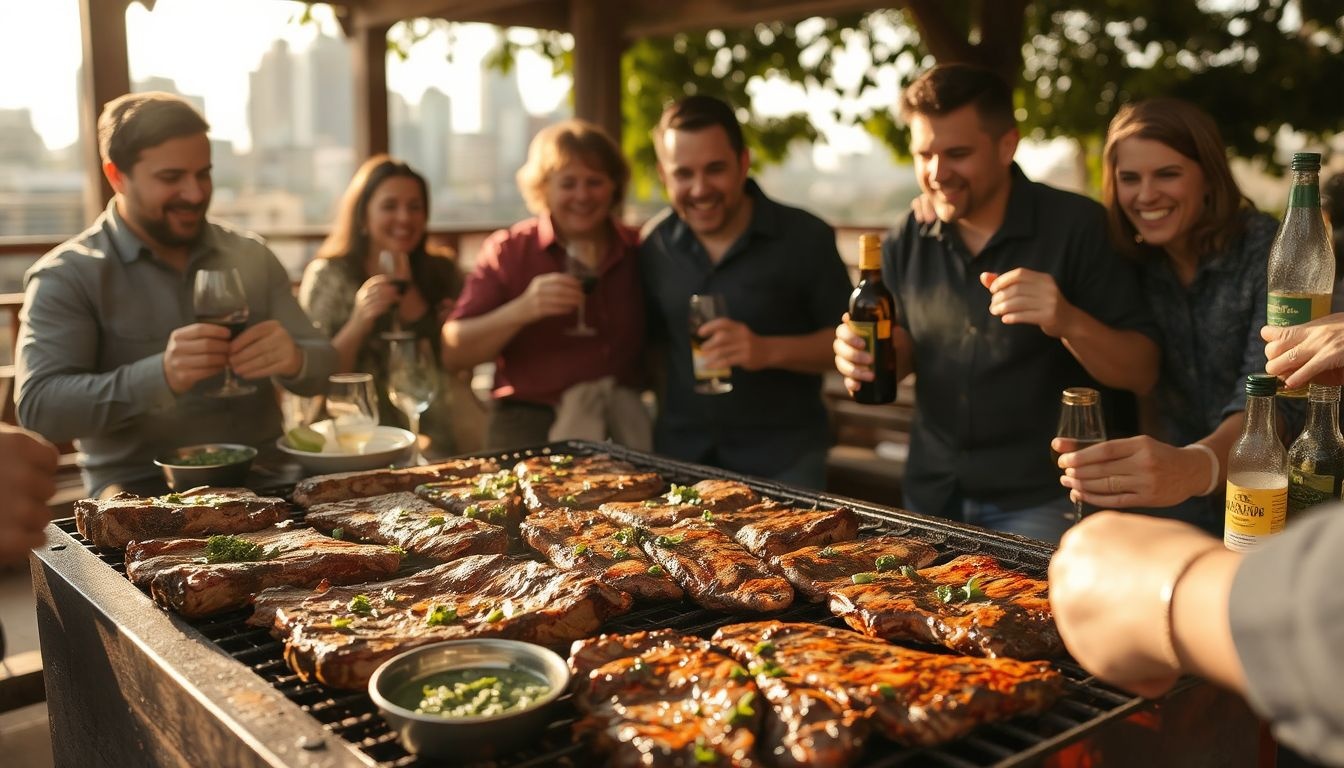 Buenos Airesben az asado a közösségi kötődés szimbóluma.