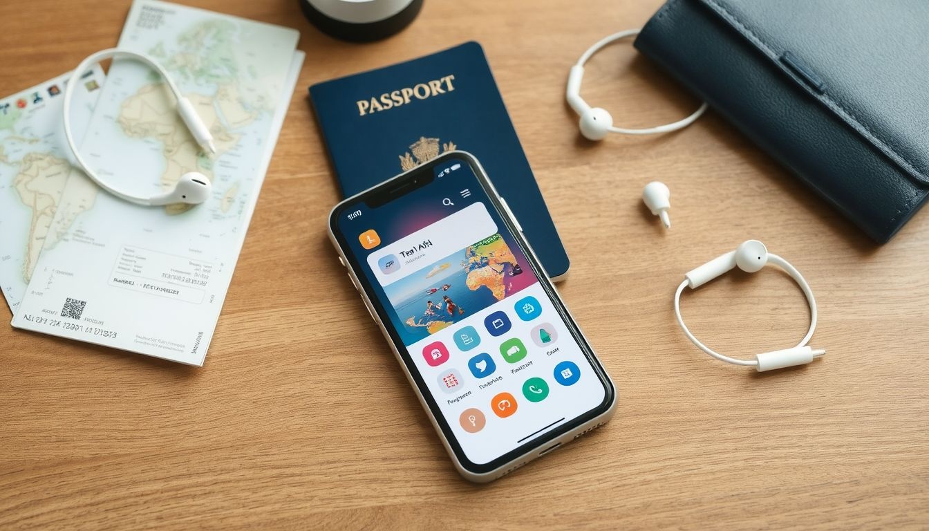 Offline térképek és fordítóappok megkönnyítik a több országos utazást.
