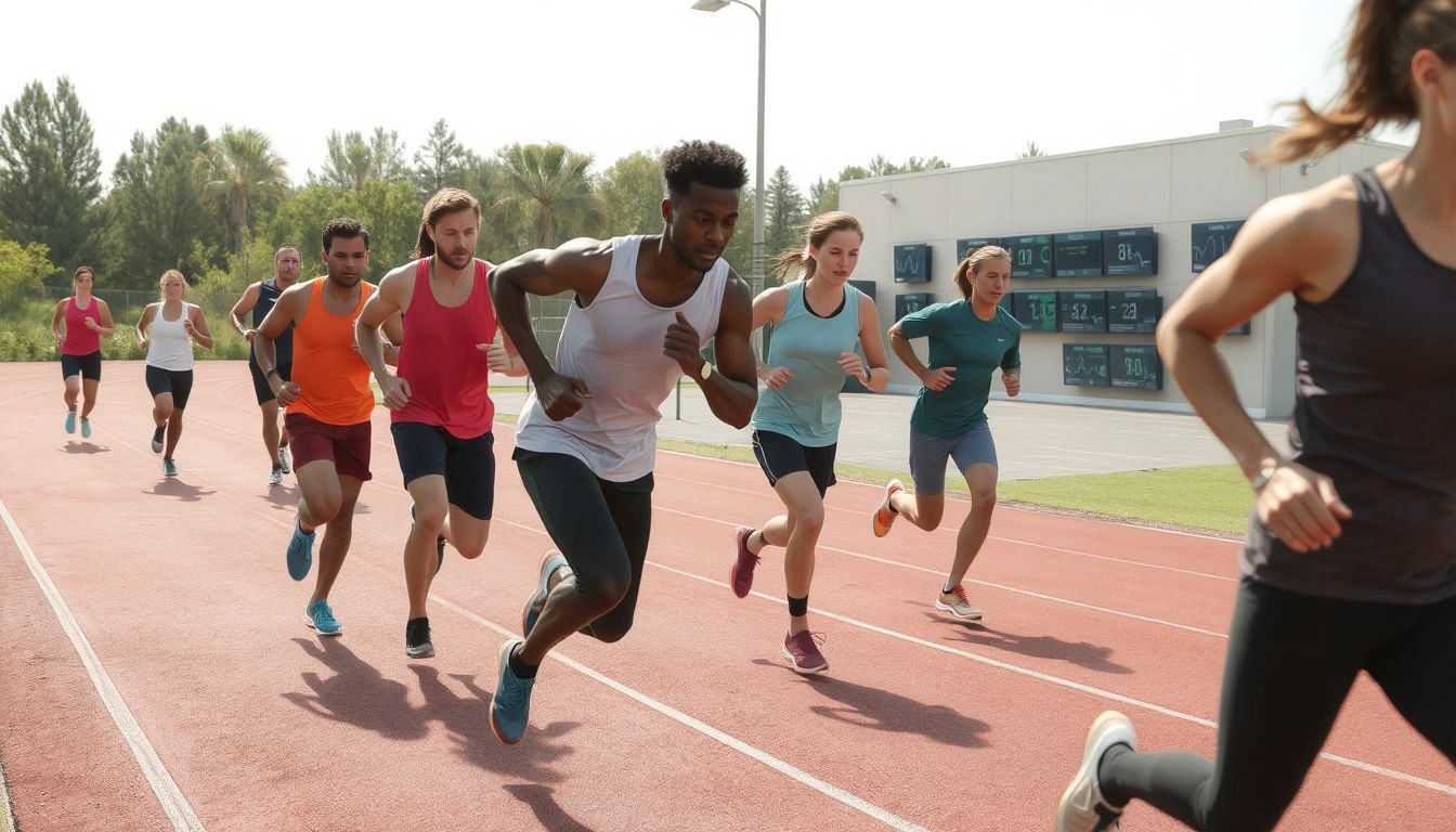 Az intervallum edzés hatékonyan növeli a VO2 max értékét.