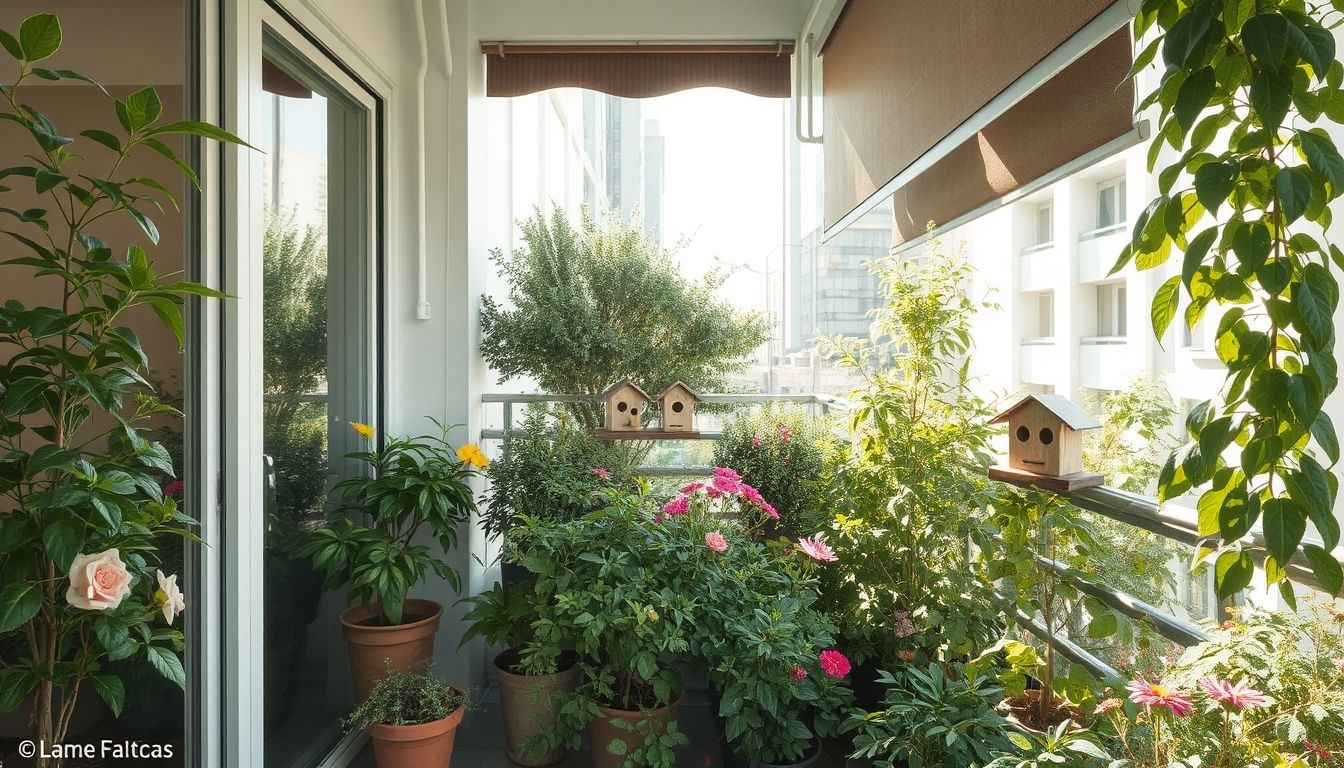 Az árnyékolás és szélvédelem növeli a balkon mikroklíma komfortját.