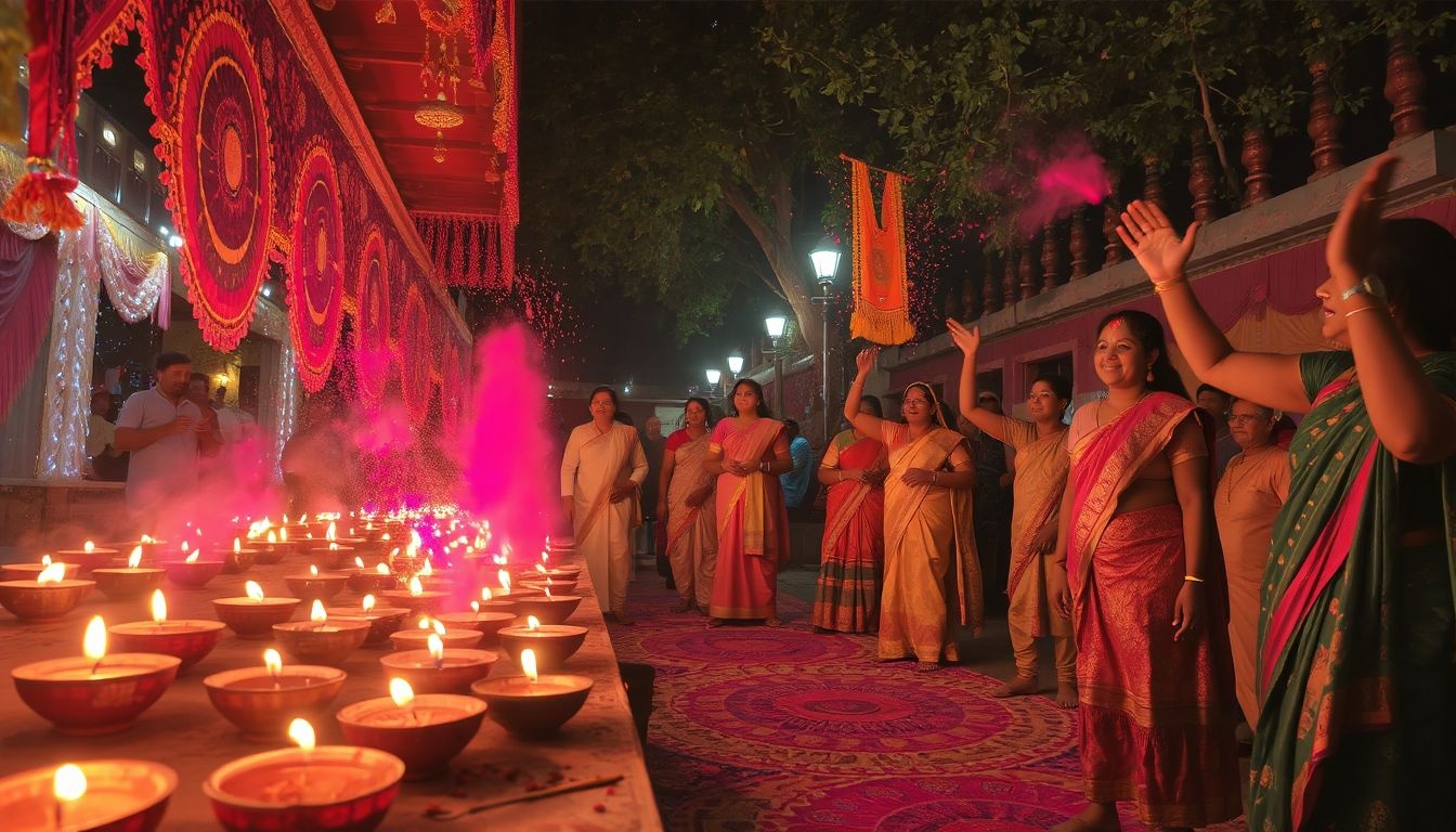 A Diwali a fény ünnepe, a jó győzelmét jelzi.