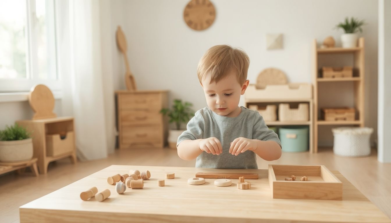 A Montessori otthon támogatja a gyerek önállóságát és kreativitását.