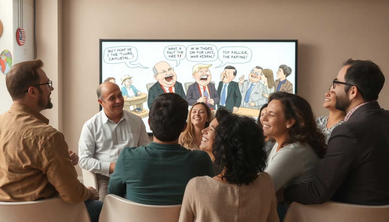 A politikai humor tükrözi egy nemzet történelmi és társadalmi árnyalatait.