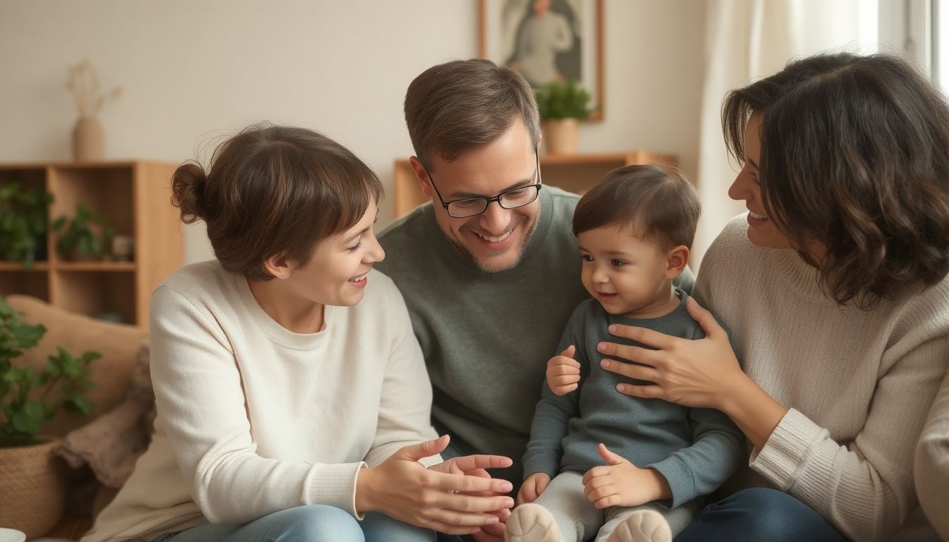 A szülők példája alakítja a félénk gyerek szociális készségeit.