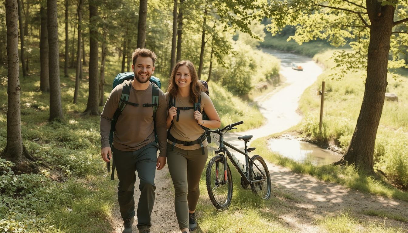 A természetben töltött aktív kikapcsolódás erősíti a kapcsolatot.
