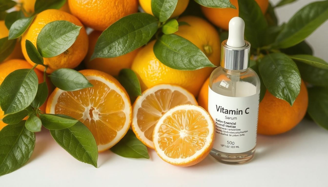 A C-vitamin fokozza a kollagéntermelést és erősíti a bőr védelmét.