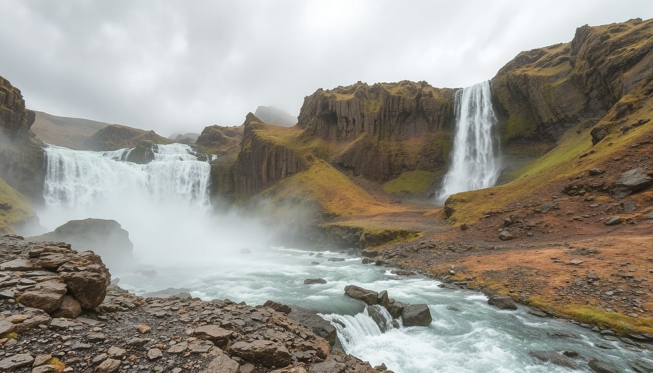 A Dettifoss évente több millió köbméter vizet zúdít.