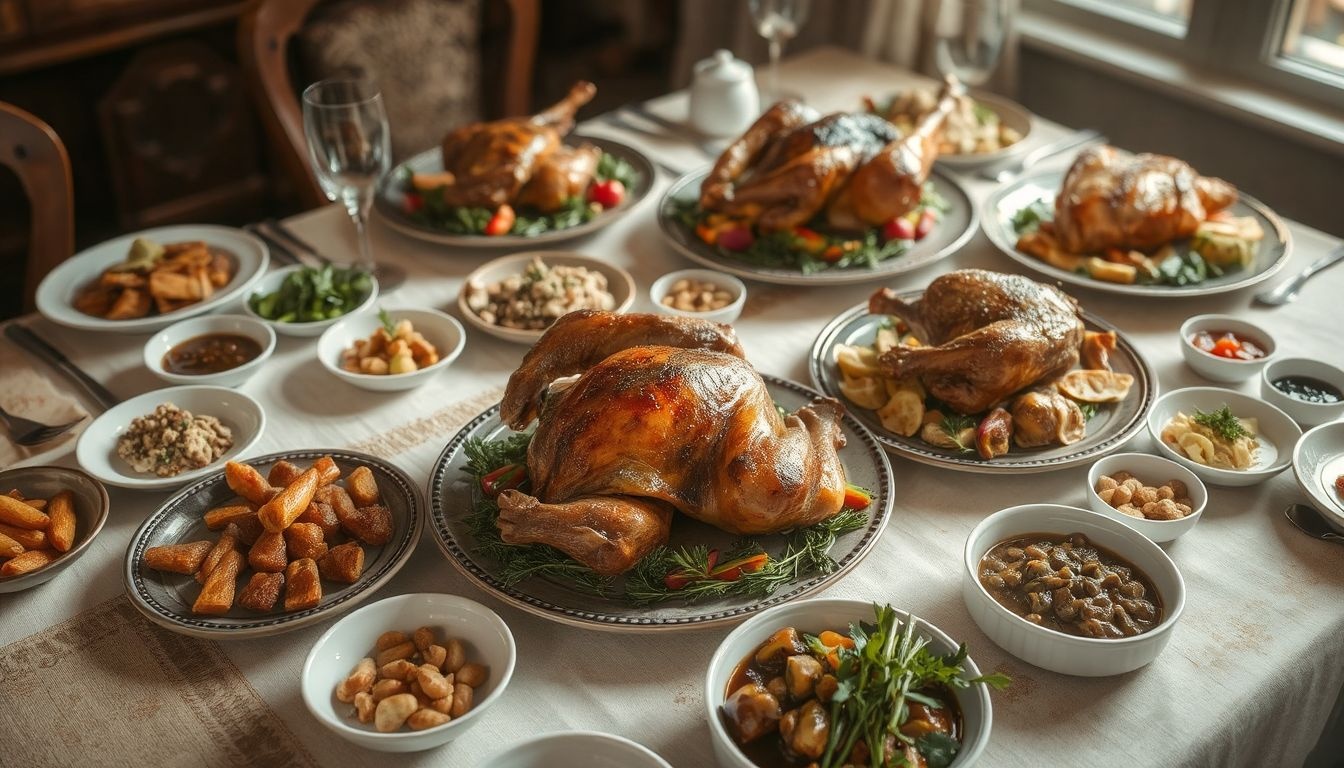 A kacsa és liba gazdag ízei ünnepi hangulatot teremtenek.