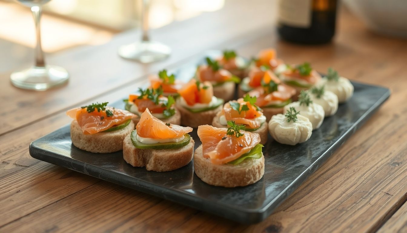 A mini canapék izgalmas ízvilággal frissítik a klasszikusokat.