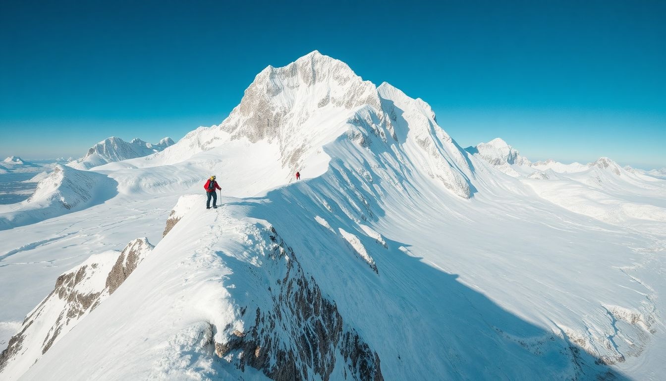 A Vinson Massif az Antarktisz legmagasabb, jéggel borított csúcsa.