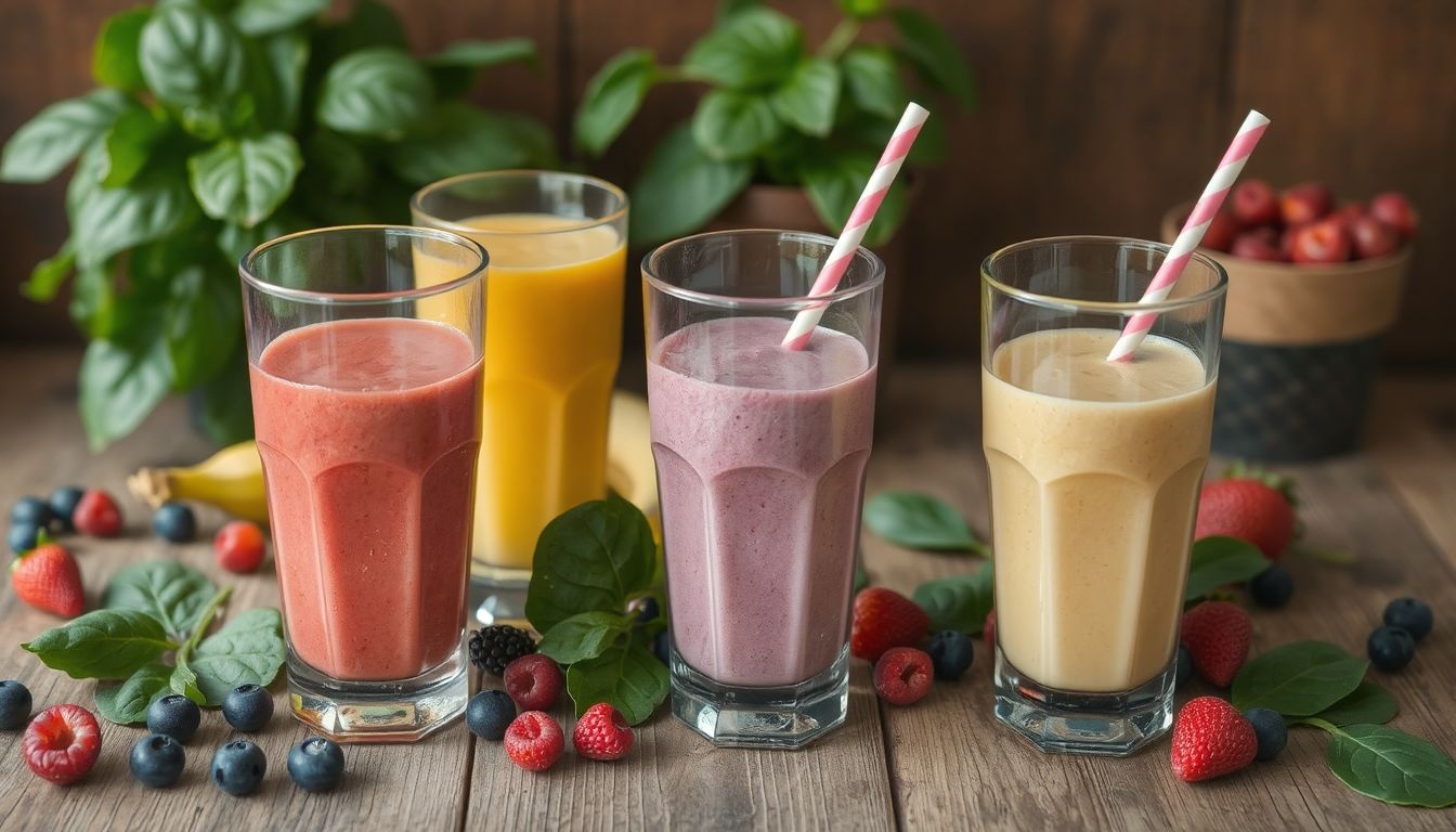 Három smoothie recept energizál és könnyedén elkészíthető reggelire.