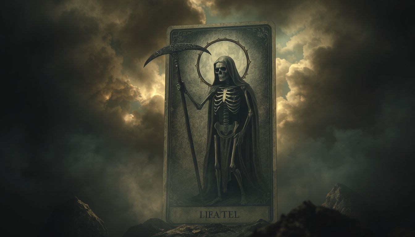 A 13-as Tarot-kártya a halált, átalakulást jelképezi.
