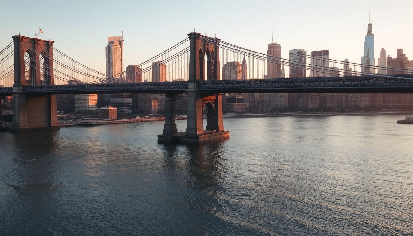 A Brooklyn híd az amerikai mérnöki találékonyság szimbóluma.