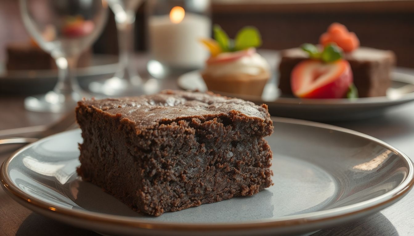 A brownie kreatívan variálható éttermi desszertkülönlegességként is.
