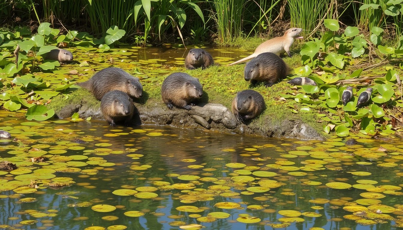 A hódgátak növelik a biodiverzitást és javítják a vízminőséget.