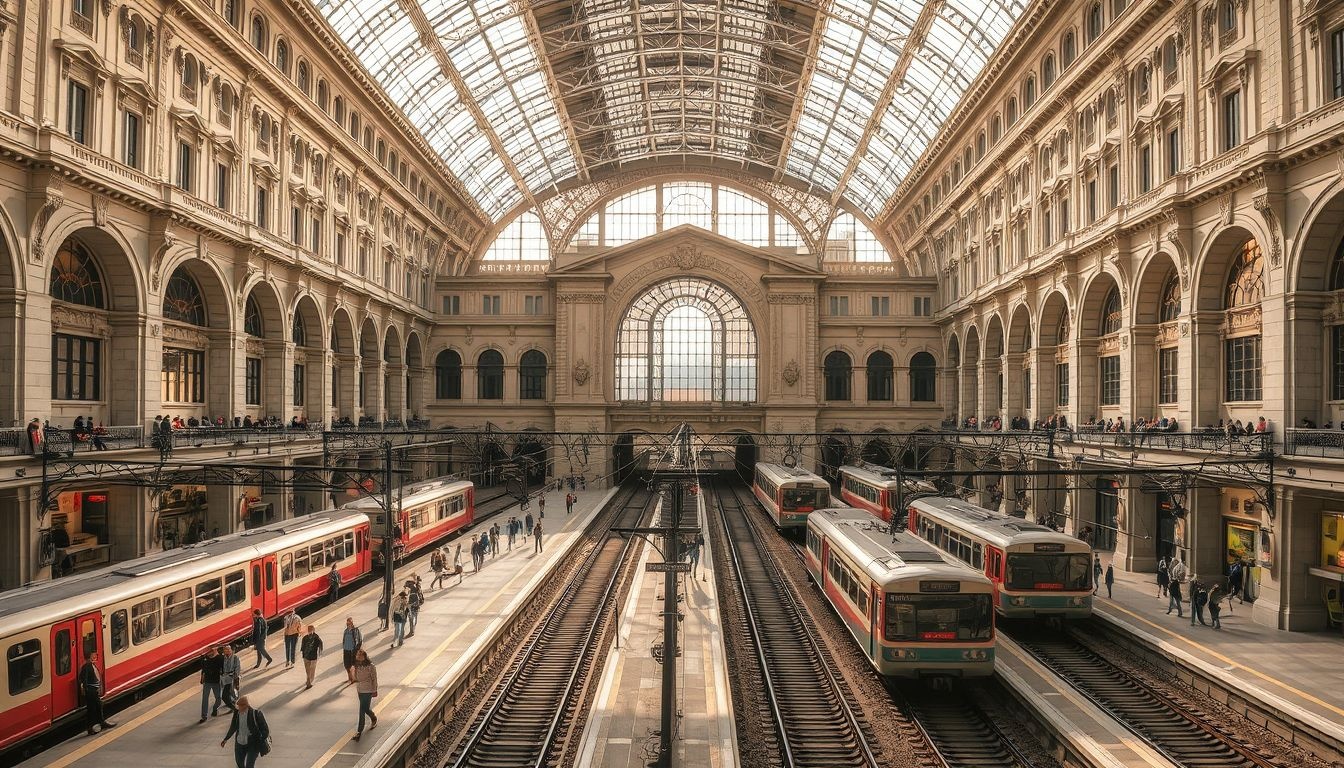 A párizsi Gare du Nord Európa egyik legforgalmasabb állomása.