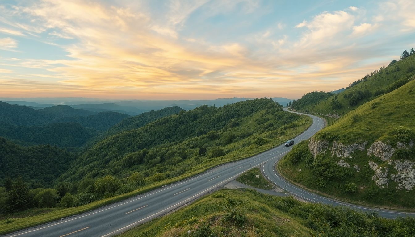 A Mátra-Bükk kanyargós útjai lélegzetelállító hegyi panorámát kínálnak.