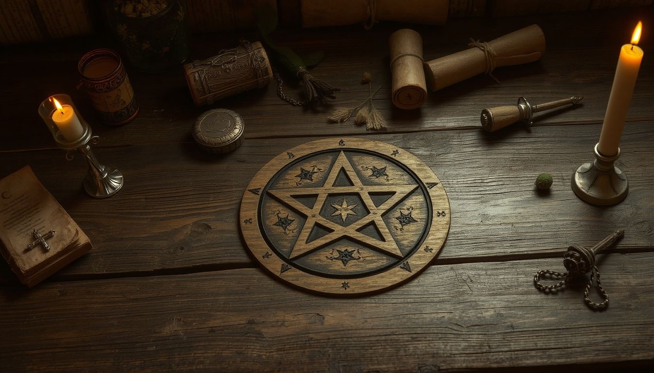 A pentagram a középkorban egyszerre jelképezte Jézus öt sebét és az okkult erőt.