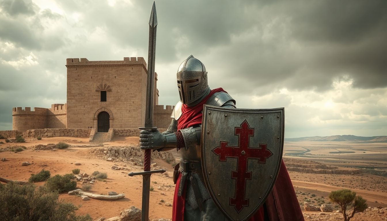 A templomos lovagrend a Szentföld védelmére alakult 1119-ben.