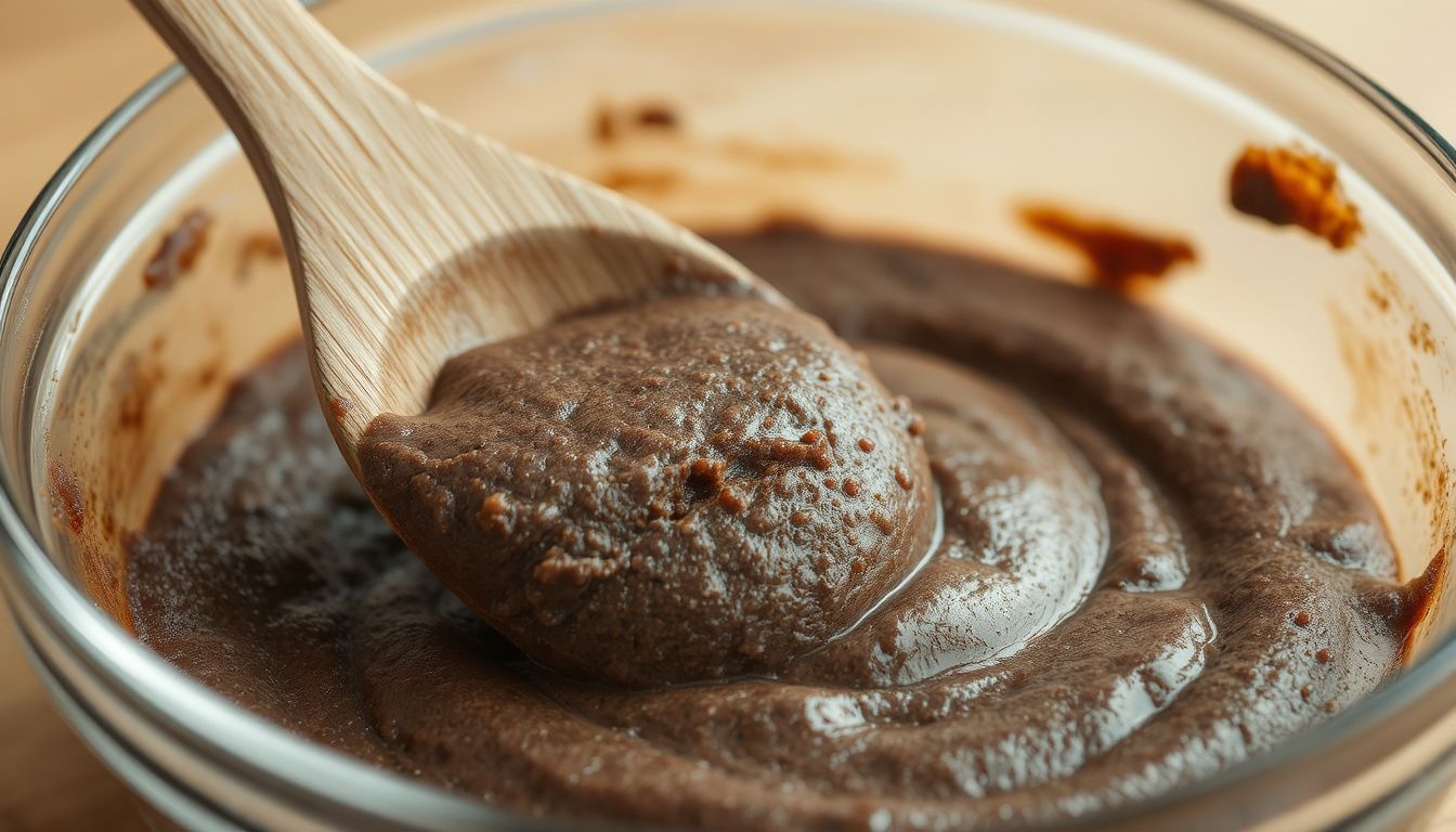 A túlkeverés kemény, gumis brownie állagot eredményez.