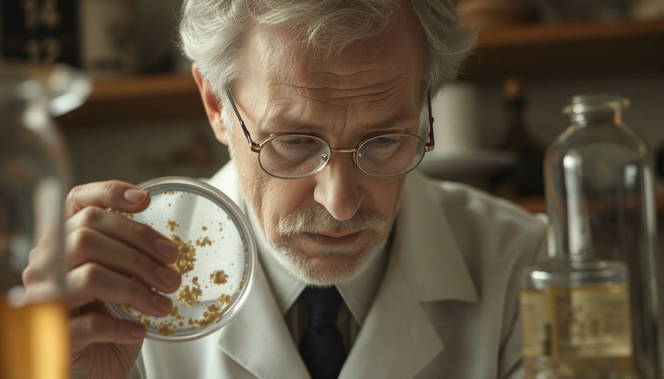 Alexander Fleming 1928-ban felfedezte a penicillin antibiotikumot véletlenül.