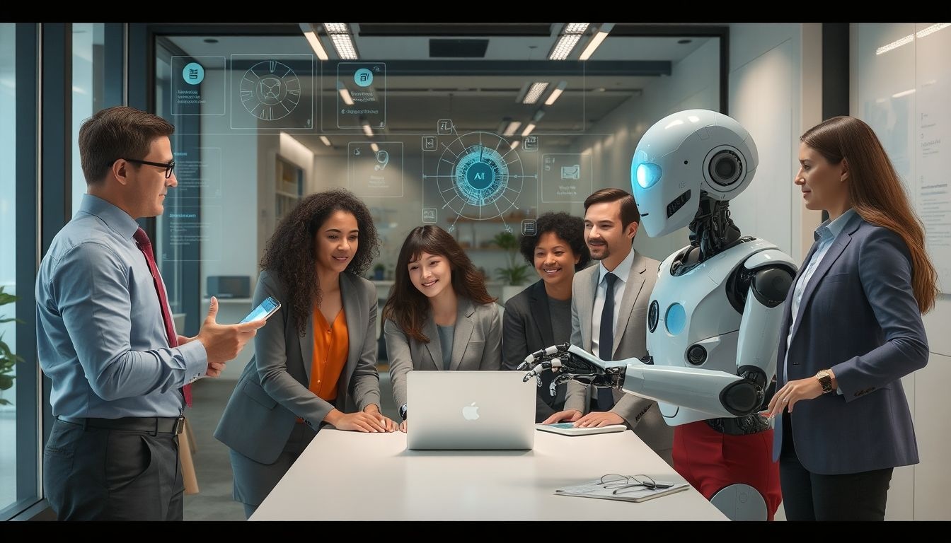 Az AI automatizálja az ismétlődő feladatokat, emberi kreativitást szabadítva fel.