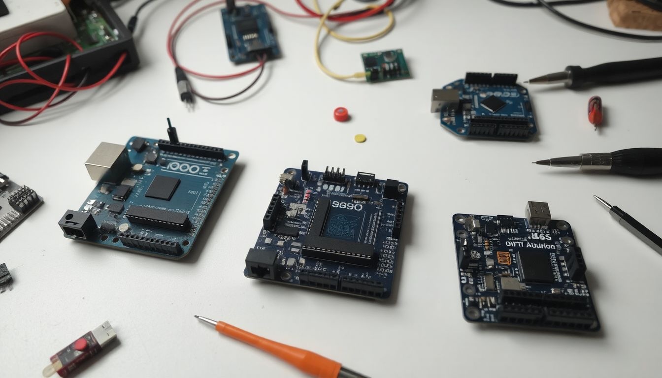 Az Arduino Uno népszerű, könnyen programozható alaplap kezdőknek.