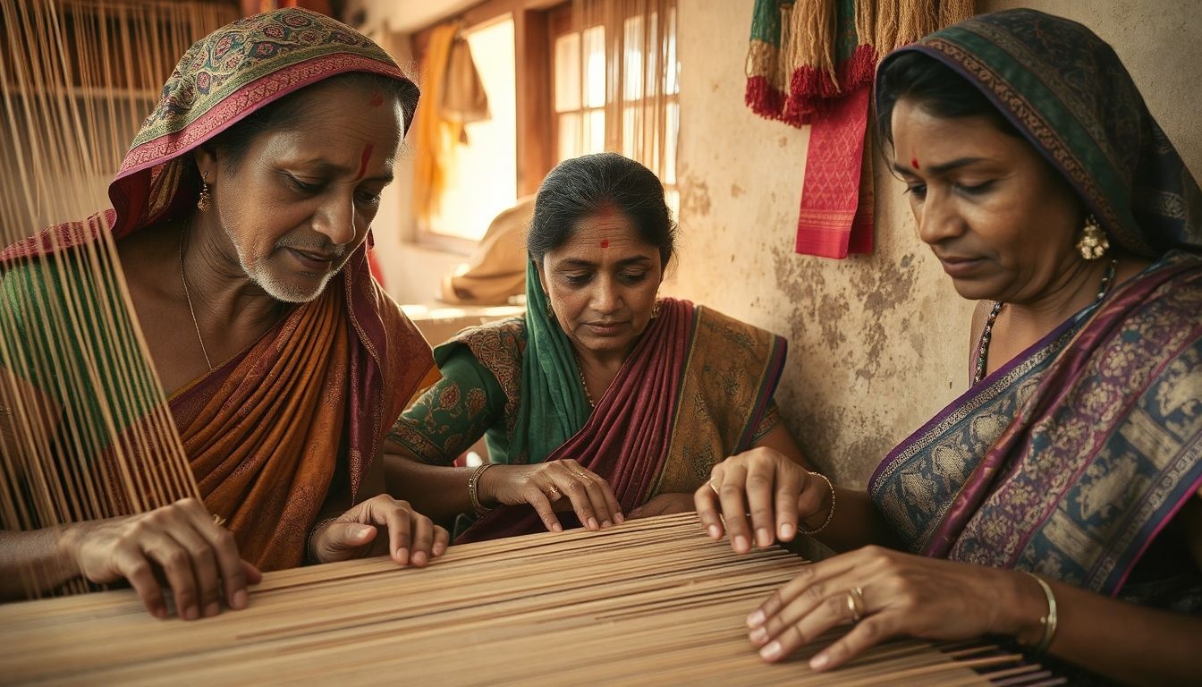 Varanasi selyemszövő mesterei évszázadok óta őrzik hagyományukat.