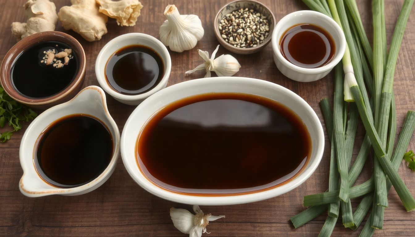 A szójaszósz fermentált szójababból készül, gazdag umami ízzel.