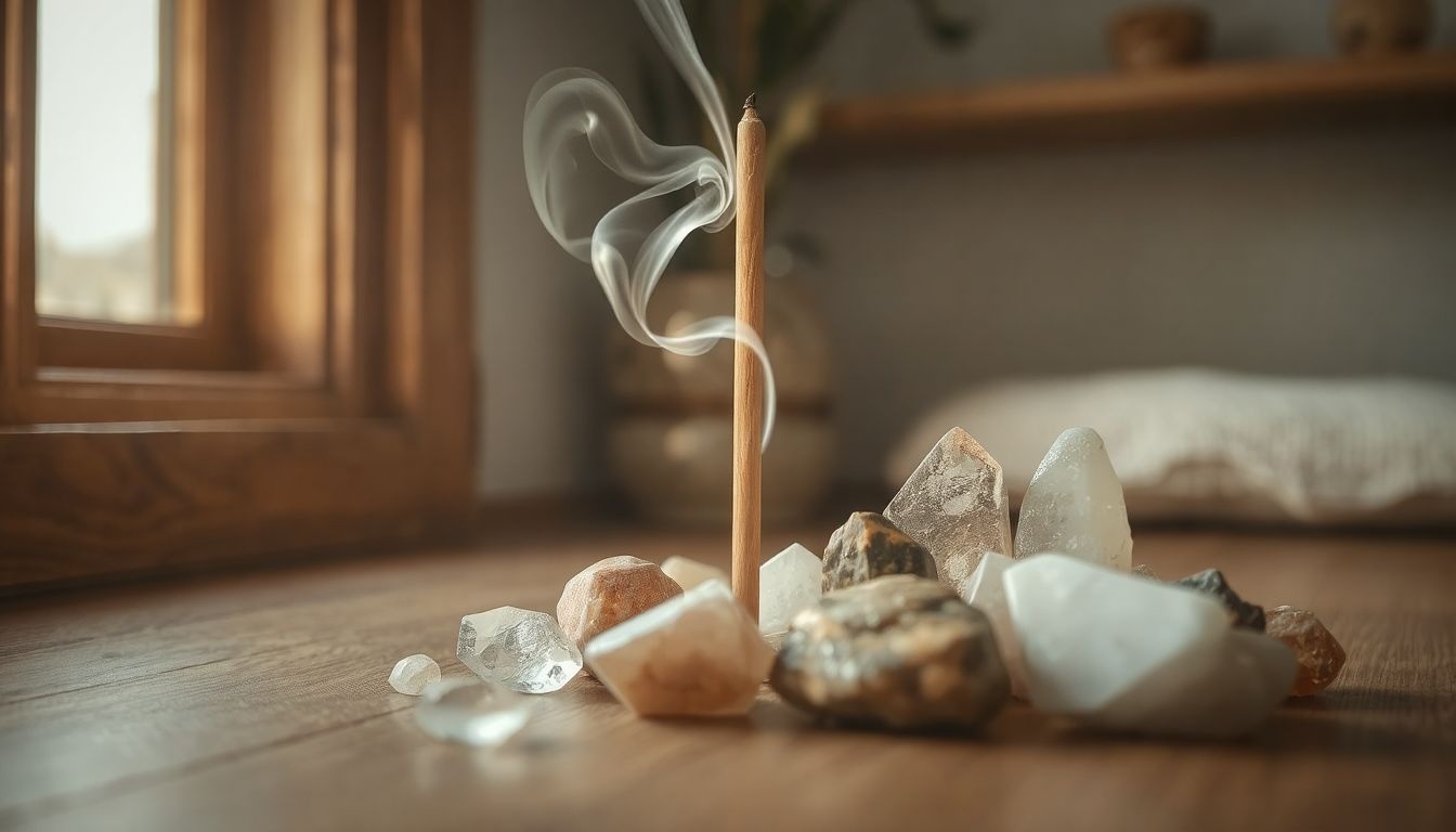 A füstölés tisztítja a kristályokat, ha szándékra fókuszálunk.