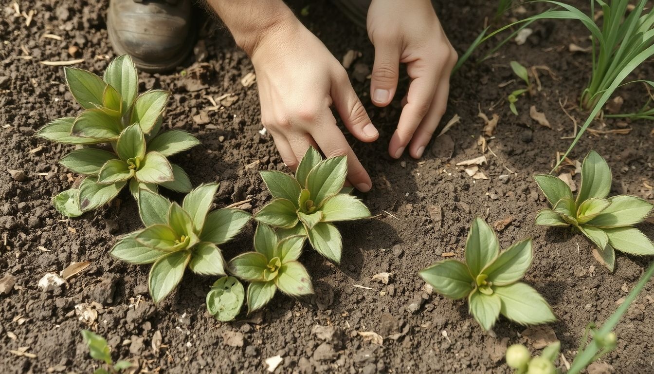Túl sűrű telepítés akadályozza a talajtakarók egészséges fejlődését.