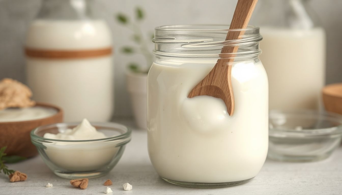 A házi joghurt krémes állaga természetes erjesztéssel alakul ki.