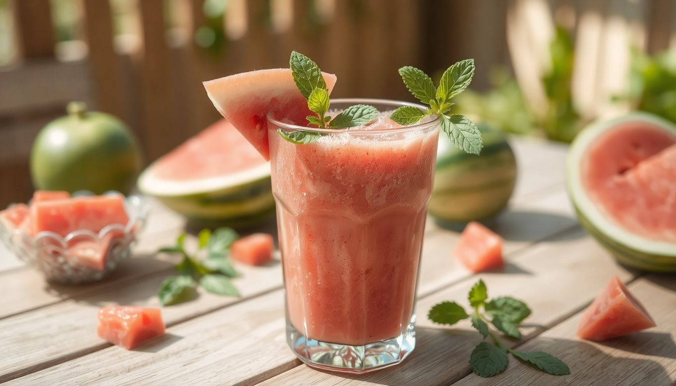 A görögdinnye smoothie természetes módon hidratál és energiát ad.