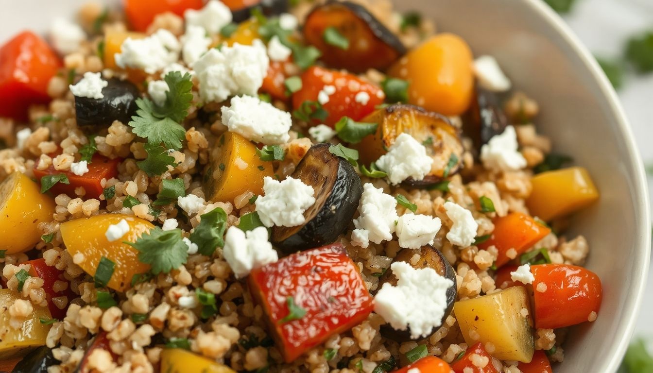 A quinoa teljes értékű fehérjét és laktató salátát biztosít.