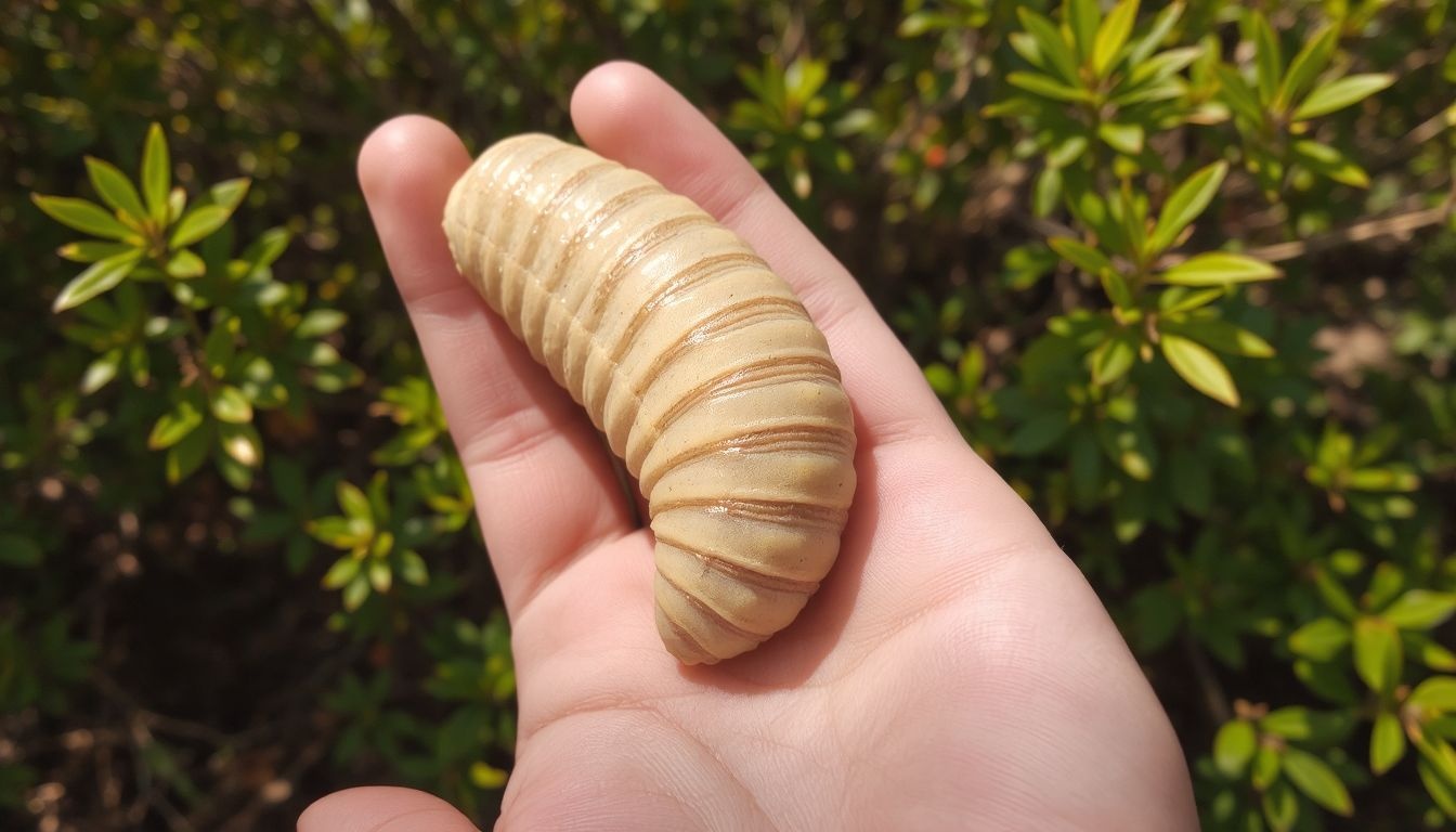A witchetty kukac fehérjében gazdag ausztrál táplálékforrás.
