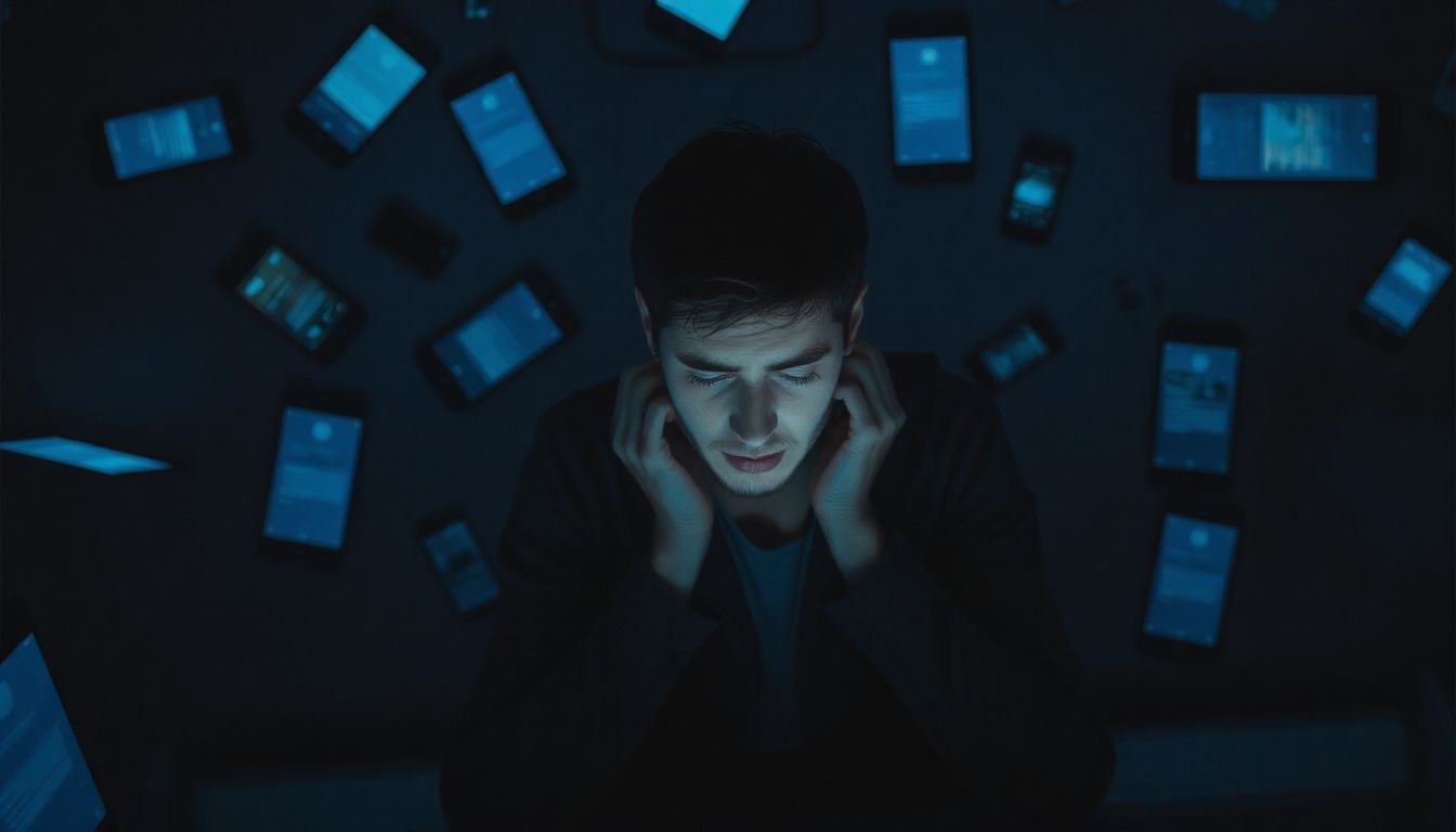 A digitális függőség növeli a szorongás és depresszió kockázatát.