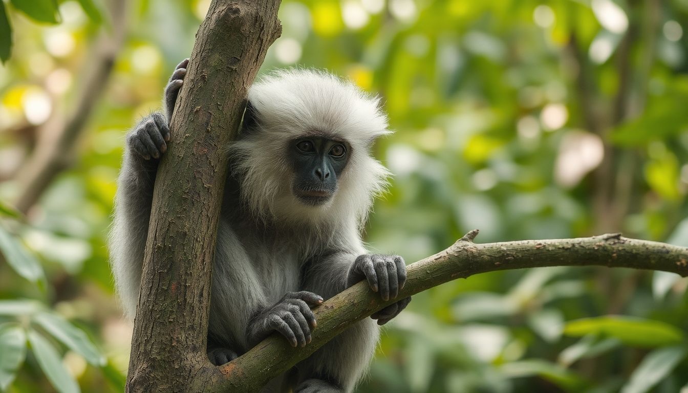 A Fehérarcú Saki a déli Amazonas egyedülálló csendes őrzője.