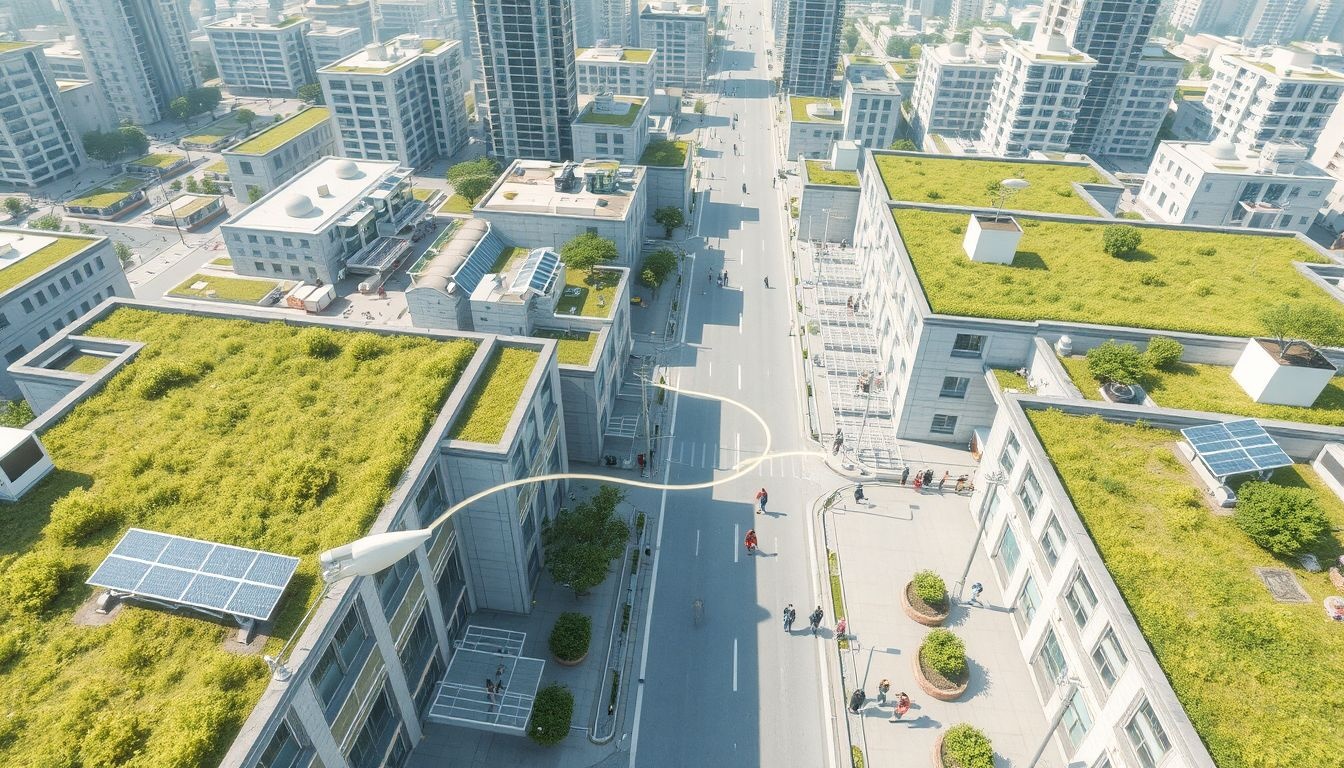 Az okosvárosok fenntarthatóságot növelnek adat-alapú energiagazdálkodással.