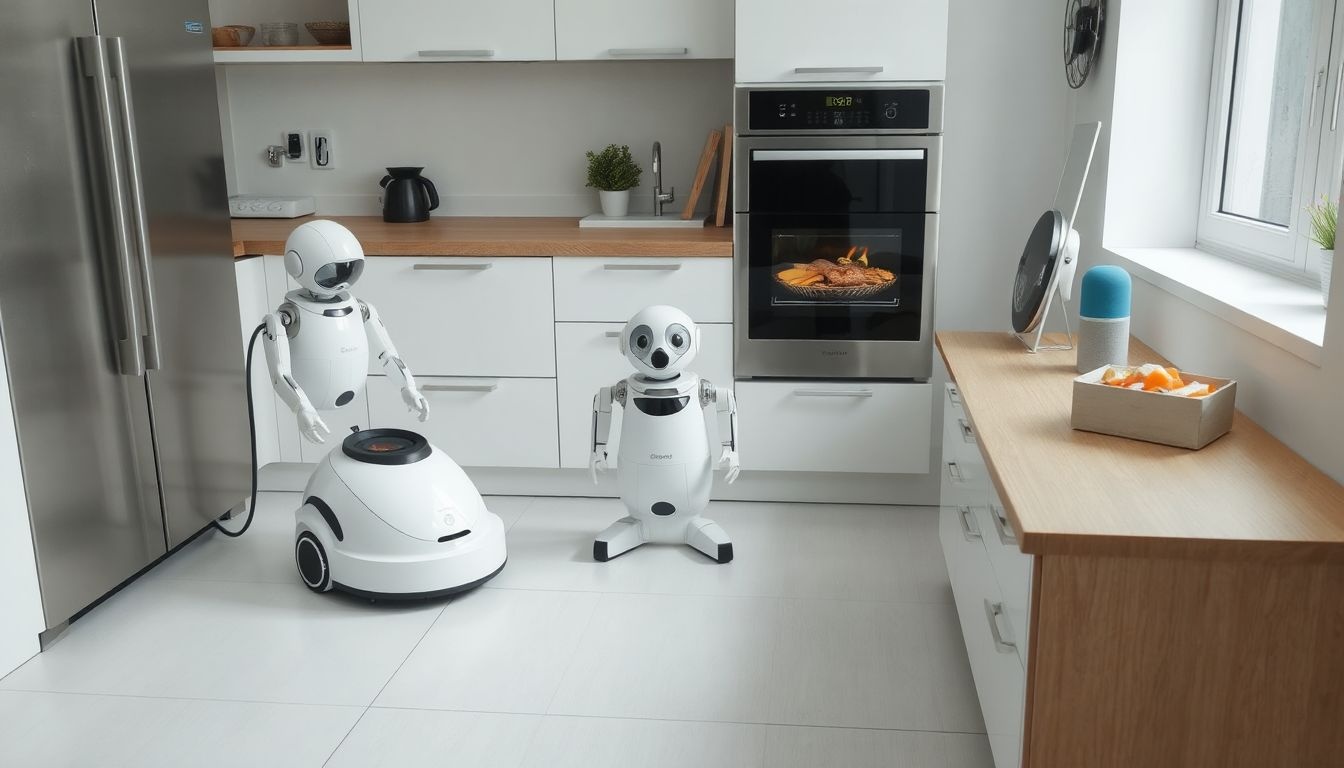 A háztartási robotok jelentősen csökkentik a mindennapi terheket.